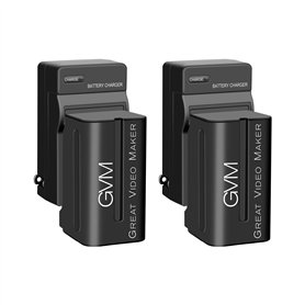 GVM Video Light Power Supply Accessories for LED 800D 480 880RS Studio Panneau Lumineux pour Interview Spare Battery with Charge GVM Video Light Power Supply Accessories for LED 800D 480 880RS Studio Panneau Lumineux pour Interview Spare Battery with Charge