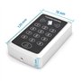 AMAO RFID Clavier de contrôle d'accès de porte d'entrée de proximité à proximité 125KHz RFID lecteur de carte d'identité tactile