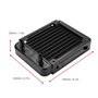 ASHATA Boitier PC Refroidisseur, 10 Tubes Ordinateur d'eau de Refroidissement Radiateur Dissipateur de Chaleur en Aluminium (120