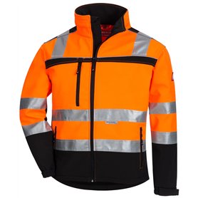NITRAS Motion TEX VIZ Veste Softshell Haute visibilité | Veste de Travail avec Bordure réfléchissante 3M | Coupe-Vent S NITRAS Motion TEX VIZ Veste Softshell Haute visibilité | Veste de Travail avec Bordure réfléchissante 3M | Coupe-Vent S