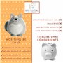 SPOTTED DOG GIFT COMPANY Tirelire Enfant, Céramique Tirelire Originale pour Filles Garçons et Adulte, Mignon Chat Themé Maison C