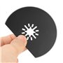 10 Pcs Lames De Scies Circulaires Universelles Oscillant Multi Outil Accessoires Ensemble pour le Ponçage le Meulage et la Coupe
