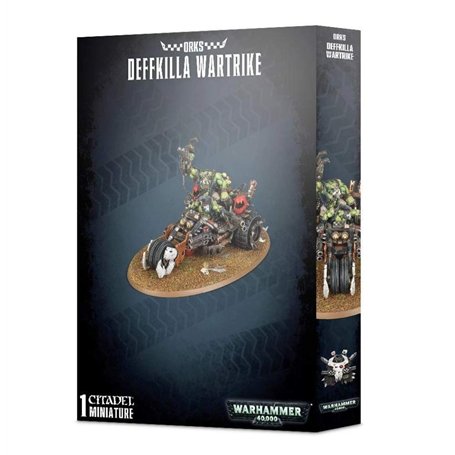 Games Workshop Warhammer 40k - Orks Deffkilla Wartrike Noir