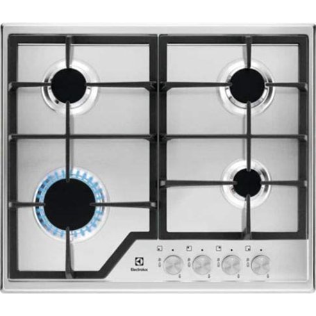 Electrolux EGS6426SX plaque de cuisson Intégré Gaz Acier inoxydable