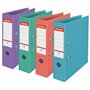 Esselte - Classeurs à Levier, Capacité 500 Feuilles, Dos de 75 mm, Classeur A4 Léger & Solide, Maison / Bureau, Motif Texturé, G