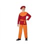 Atosa déguisement paysan médiéval enfant garçon rouge 5 a 6 años