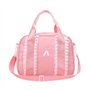 liuxi Sac de danse pour fille - Sac de danse avec fermeture éclair et sangle réglable - Rose uni