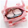 liuxi Sac de danse pour fille - Sac de danse avec fermeture éclair et sangle réglable - Rose uni