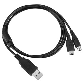 CHILDMORY Câble de chargement USB 2 en 1 Câble d'alimentation pour adaptateur de chargeur pour DSi NDSi XL 3DS N3DS DS Lite NDSL CHILDMORY Câble de chargement USB 2 en 1 Câble d'alimentation pour adaptateur de chargeur pour DSi NDSi XL 3DS N3DS DS Lite NDSL