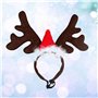Cerceau tête de noël Chien égouttoir à Nourriture Bandeau en Bois de Chien Animal de Compagnie Animaux domestiques décor de Band
