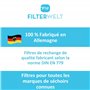 Kit de filtres pour sèche-linge Miele 6057930 + 9688381 9688380 - Pompe à chaleur - Filtre éponge - Tapis filtrant - Sèche-linge