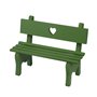 VOSAREA Miniature Banc de Jardin en Bois Petit Meuble pour Maison de PoupéE 16.5x12.5cm Minuscule Chaise Verte Micro Paysage Jar