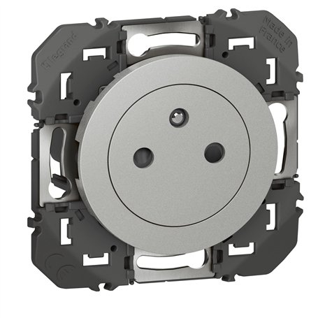 LEGRAND - Prise Electrique Murale 16A avec Terre dooxie Surface - Prise 2P + T Affleurante avec Fond Rétractable - Fabriqué En F