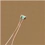 Evemodel C0402WM Lot de 20 ampoules LED SMD Blanc chaud 0402 + fil en cuivre 20 cm