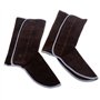 Couvre-chaussures, Pied De Travail Pour Soudeur/Couvre-chevilles, Guêtres De Soudure 12"X 13" - marron