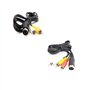 WICAREYO AV Câble Audio Vidéo Composite pour Genesis Mega Drive 1 et Câble AV Audio Vidéo 6 pieds 9 Broches pour Genesis Mega Dr