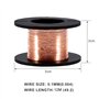 FTVOGUE 5 pièces 0.1mm 15m fil émaillé fil d'enroulement en cuivre pour téléphone portable réparation de carte mère