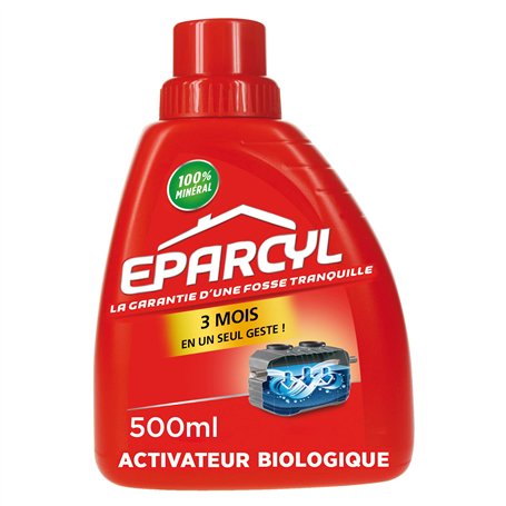 Eparcyl - Entretien Fosses Septiques - Action Naturelle - 3 Mois de Tranquillité - Evite les odeurs & les engorgements - Formule