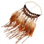 Femme Bijoux Feather Pendant Choker Collier Rétro Collier de Plumes Alliage Collier Boho Chaîne de Pull D