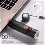 LHKJ Rechargeable Lampe Torche LED Puissante, Lampe de Poche avec Chargeur USB, étanche Mini Lampe Torche de Camping
