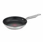 Tefal Virtuoso E49104 Poêle en acier inoxydable avec revêtement antiadhésif Titanium Pro