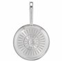 Tefal Virtuoso E49104 Poêle en acier inoxydable avec revêtement antiadhésif Titanium Pro, signal thermique à température de cuis