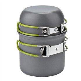 Batterie de cuisine Set de Casseroles et Poêles pour Camping de Cuisine pour Pique-nique/BBQ/Randonnée/Pédestre/Excursion – Vert Batterie de cuisine Set de Casseroles et Poêles pour Camping de Cuisine pour Pique-nique/BBQ/Randonnée/Pédestre/Excursion – Vert