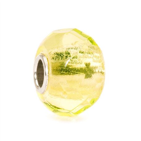 Trollbeads Perle en verre Limonen Prisma