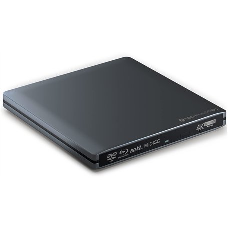 techPulse120 USB 3.1 Type-C brenner externe de CD DVD en aluminium pour ordinateur