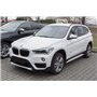Avisa Protection de seuil arrière inox noir compatible avec BMW X1 (F48) 2015-2022 'Ribs'