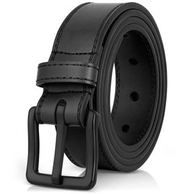 ITAY Ceinture Cuir Sans Métal - 34 mm - Boucle Sans Nickel Hypoallergénique et Indétectable sous les Portiques de Sécurité ITAY Ceinture Cuir Sans Métal - 34 mm - Boucle Sans Nickel Hypoallergénique et Indétectable sous les Portiques de Sécurité