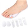 Akozon Séparateur d'orteils en gel 3 paires