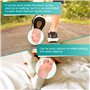 Akozon Séparateur d'orteils en gel 3 paires, Hallux Valgus Correcteur Entretoise de Protecteur de Redresseur d'orteil pour Cheva