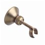 Garosa Support de pommeau de Douche Vintage Support fixé au Mur de Support de Bras de Douche en Laiton réglable en Laiton avec c