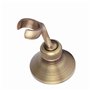 Garosa Support de pommeau de Douche Vintage Support fixé au Mur de Support de Bras de Douche en Laiton réglable en Laiton avec c