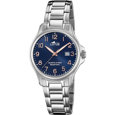 Lotus Montre pour Femme 18655/2 Acero Clasico Boîtier en Acier Inoxydable Gris Bracelet en Acier Inoxydable Gris