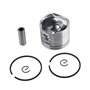 Ensemble de Piston 42mm avec Segments, Axe et Circlips pour Stihl FR450 FS450 SP450 SP451 Débroussailleuse