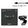 Logitech C920 Pro Webcam Streaming HD, Appels Vidéo Full HD 1080p à 30ips, Son Stéréo, Correction d'Éclairage HD, Compatible ave