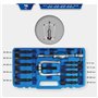 BRILLIANT TOOLS BT631150 Kit d’extracteur de roulement intérieur, 16 pcs [Powered by KS TOOLS]
