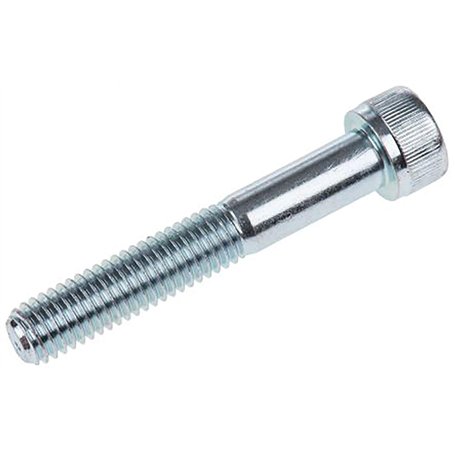 Lot de 12 vis à tête cylindrique M8 x 80 plaqué zinc Demi filetée Grade 12.9