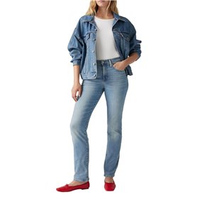 Levi's Femme Jeans 724 High Rise Straight, Blue Wave Light, 29W / 34L Levi's Femme Jeans 724 High Rise Straight