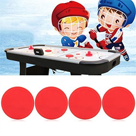 Alomejor 4 Pièces Palets de Hockey Remplacement des Rondelles de Hockey sur Air Rondelles de Table Air Hockey pour Le Jeu de Tab