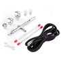 Fengda Airbrush FE-183K Set d'aérographe Double Action de précision pour Alimentation par gravité avec 3 Tailles de Bonnet et 3