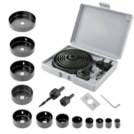 Scies Cloche 16 Pièces Scie Trépan 19~127mm