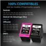 Smart Ink Remanufacturées Cartouches d'encre Remplacement pour HP 302 302XL 2 Pack Combo (Noir Tri-Colore) pour Deskjet 1110 111