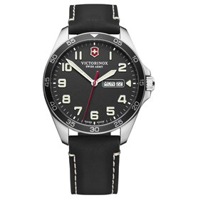 Victorinox Field Watch Montre Homme Analogique Quartz avec Bracelet Cuir V241846, Noir, Sangle, Noir, Sangle Victorinox Field Watch Montre Homme Analogique Quartz avec Bracelet Cuir V241846