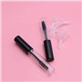Lurrose 2pcs 10ml Tube de Mascara Vide Réutilisable avec Cils Baguette Baguette Entonnoirs Castor Huile Cils Brosse Inserts en C