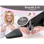 Set de coupe-ongles pour pédicure et manucure en acier inoxydable pour le soin des mains et des pieds avec étui, 7 pièces