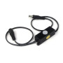 Taikuwu Interrupteur Capteur Infrarouge PIR 5-24V DC pour LED Strip - Détection 5m 110° - Connecteur Mâle/Femelle Inclus