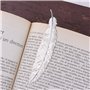 Marque-pages en Plumes,9 pack Marque-pages Signets en Métalliques Créatifs Cadeau Forme de Plume Signet en Laiton pour Adultes e